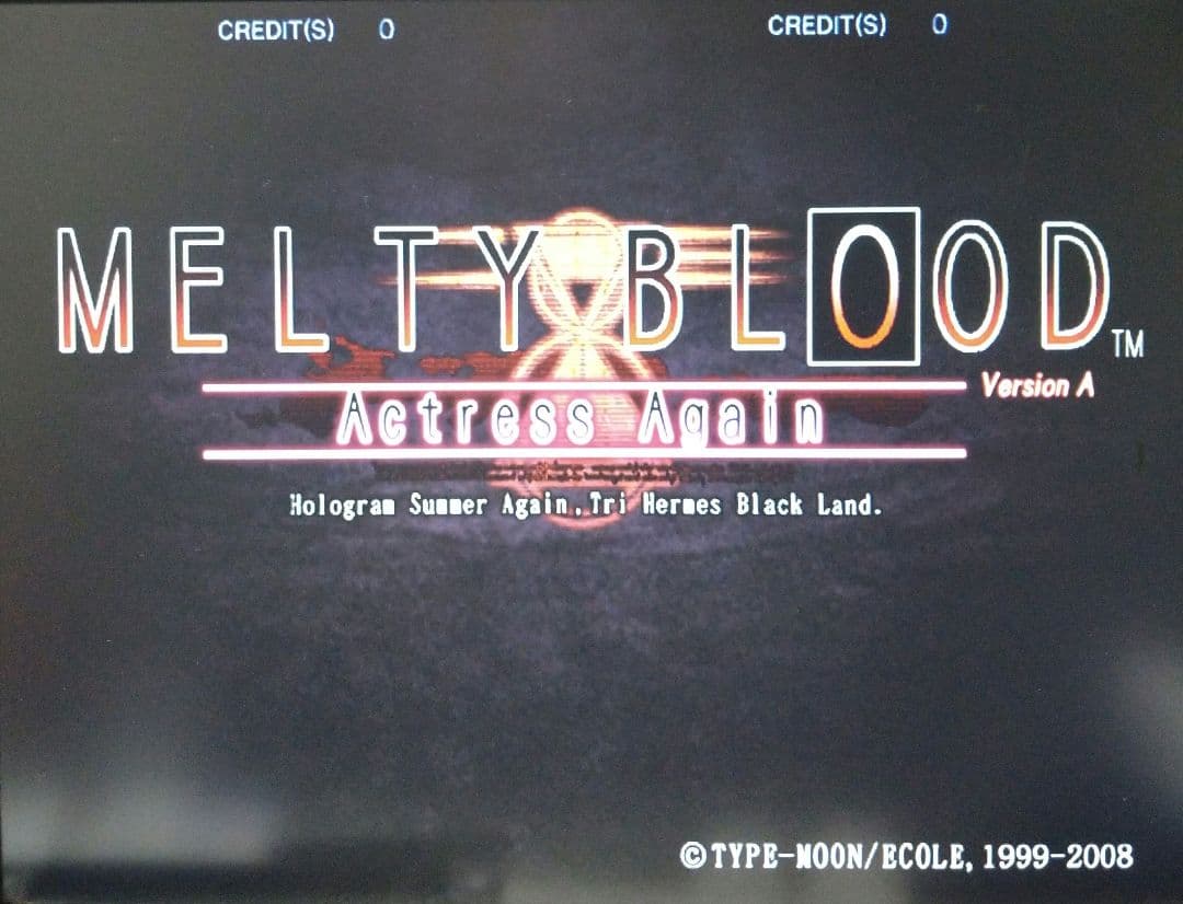 メルティブラッド アクトレスアゲイン　NAOMIソフト　アーケードゲーム基板