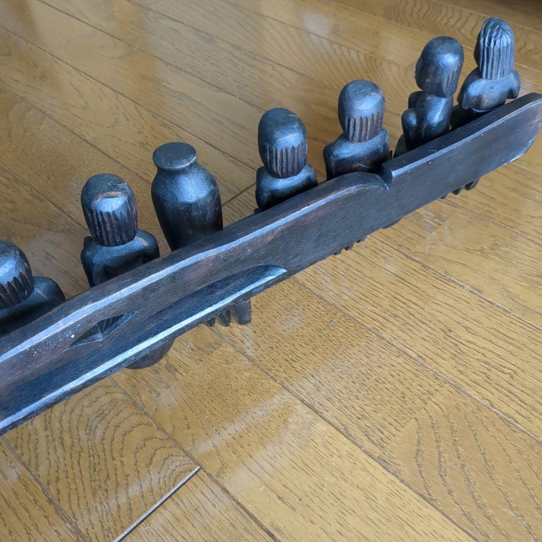 アフリカ 木製 スプーン フォーク セット