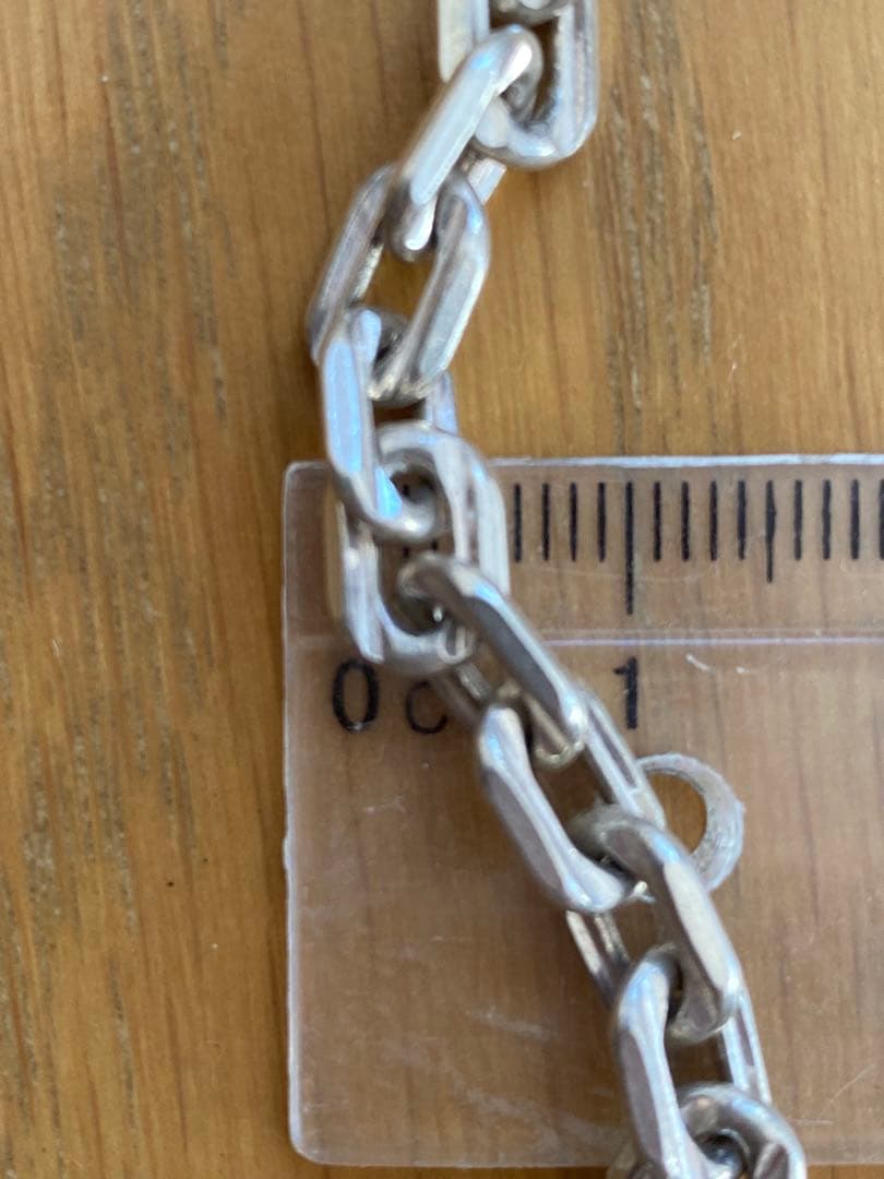 ⚠*ん様 SILVER925 OVAL CHAIN NECKLACE/シルバー/