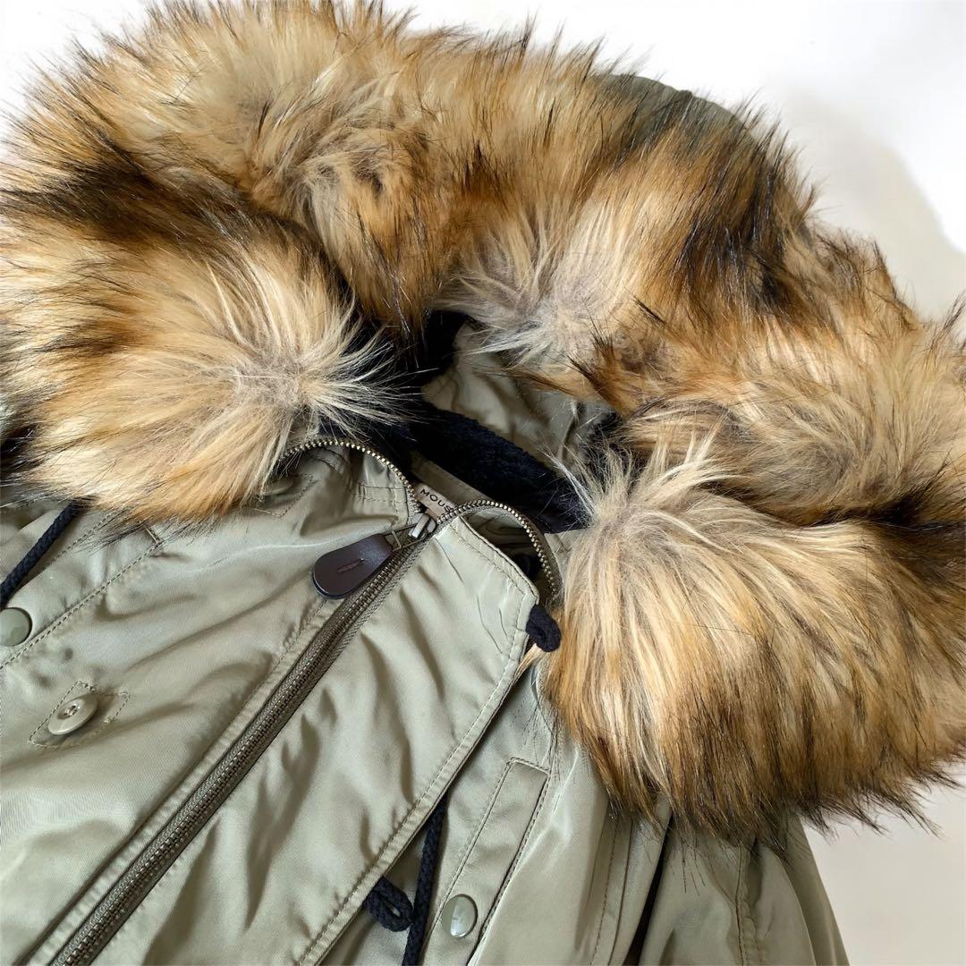MOUSSY ファー付き　ミリタリー　フライト　ジャケット　モッズコート　N2B