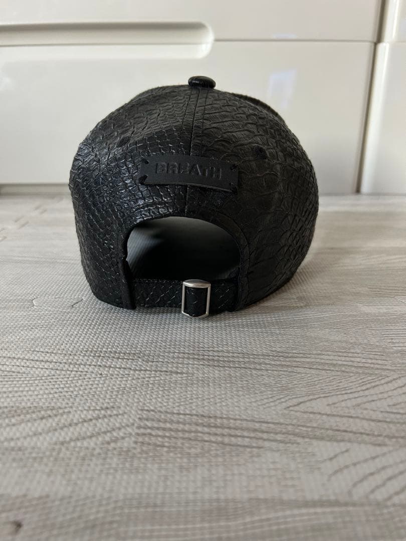 breath bad hop FAUX LEATHER CAP レザーキャップ
