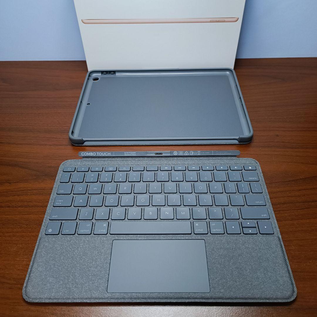 (美品) iPad 第7世代 WiFi 32GB、 Logi Keyboard