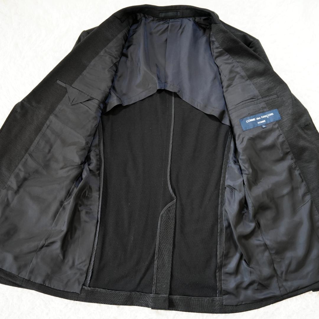 【美品】COMMEdesGARÇONS HOMME　リネンテーラードジャケット