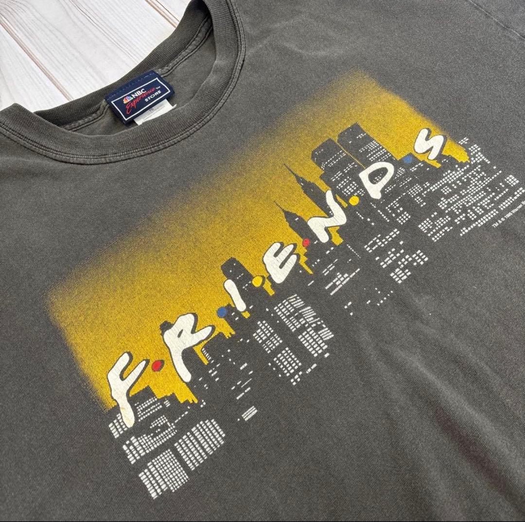 ④【良フェード】friends TV フレンズ　Tシャツ　海外ドラマ　夕焼け