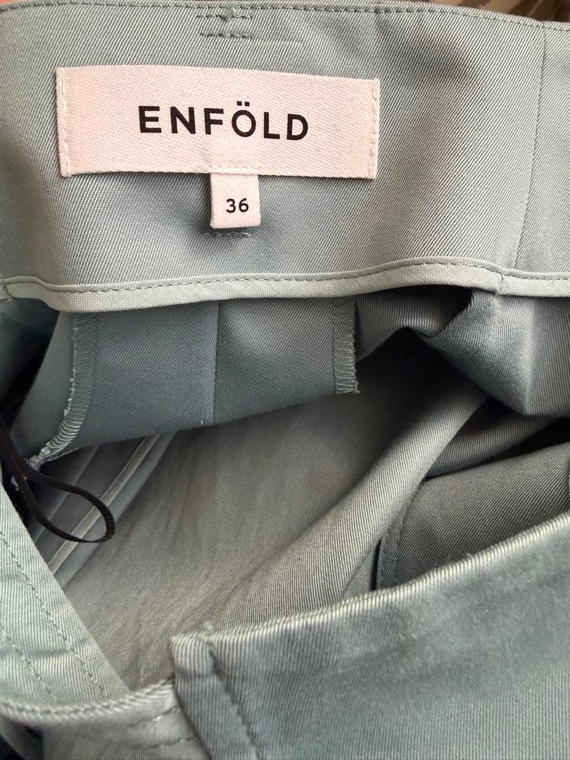 ENFOLD トレンチ　ラップスカート　36
