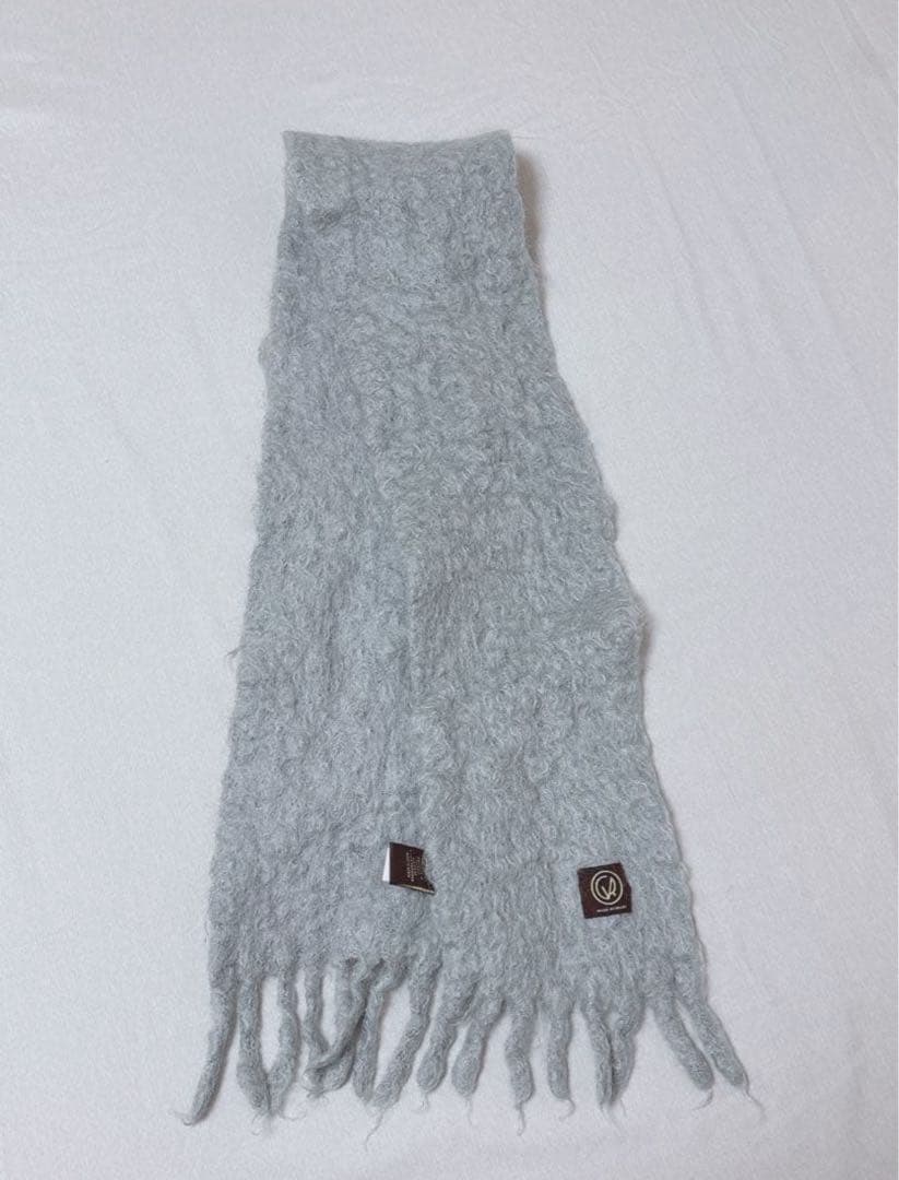 美品　MANTAS EZCARAY モヘア ウール マフラー