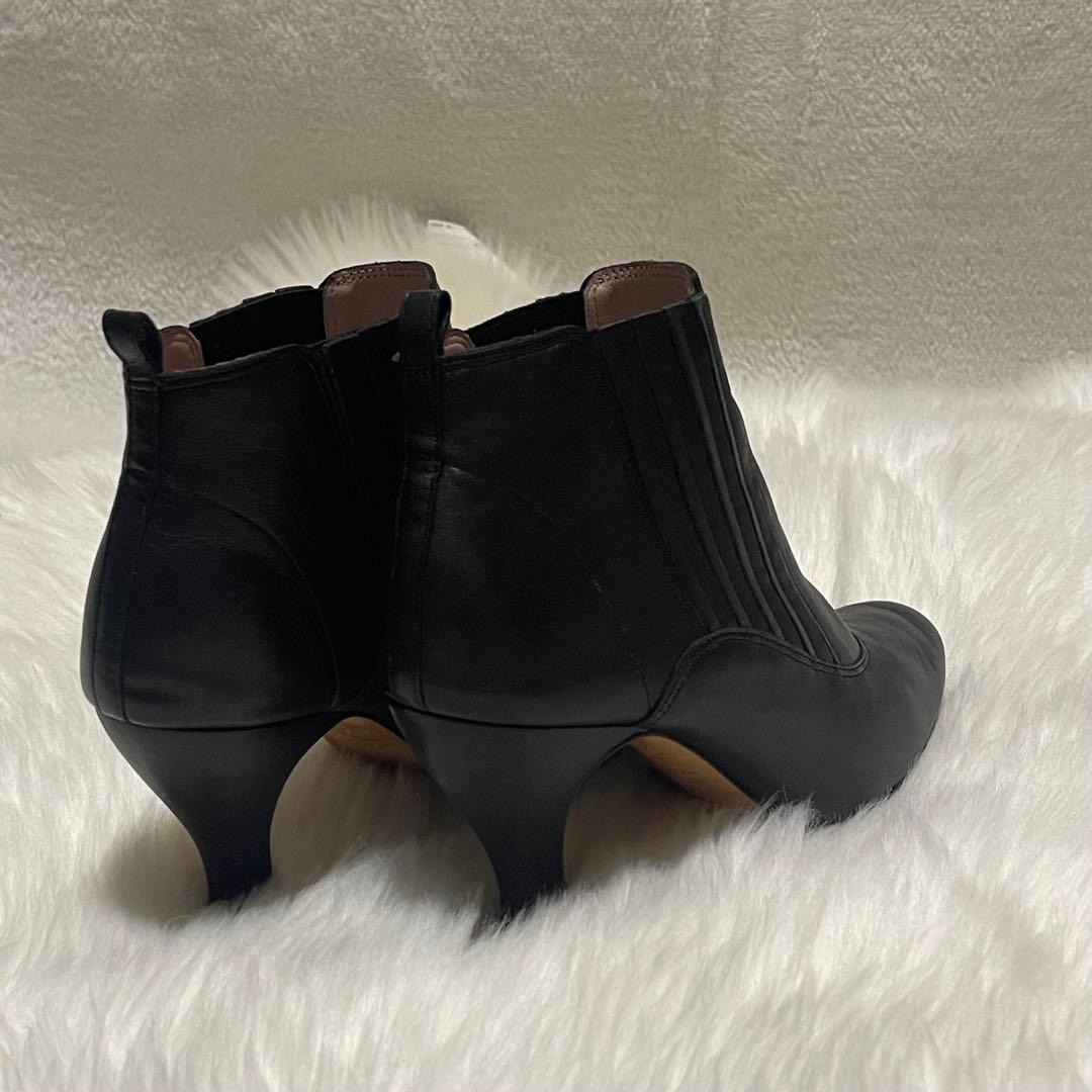Repetto レペット サイドゴアブーツ 黒 37.5 本革 ヒール