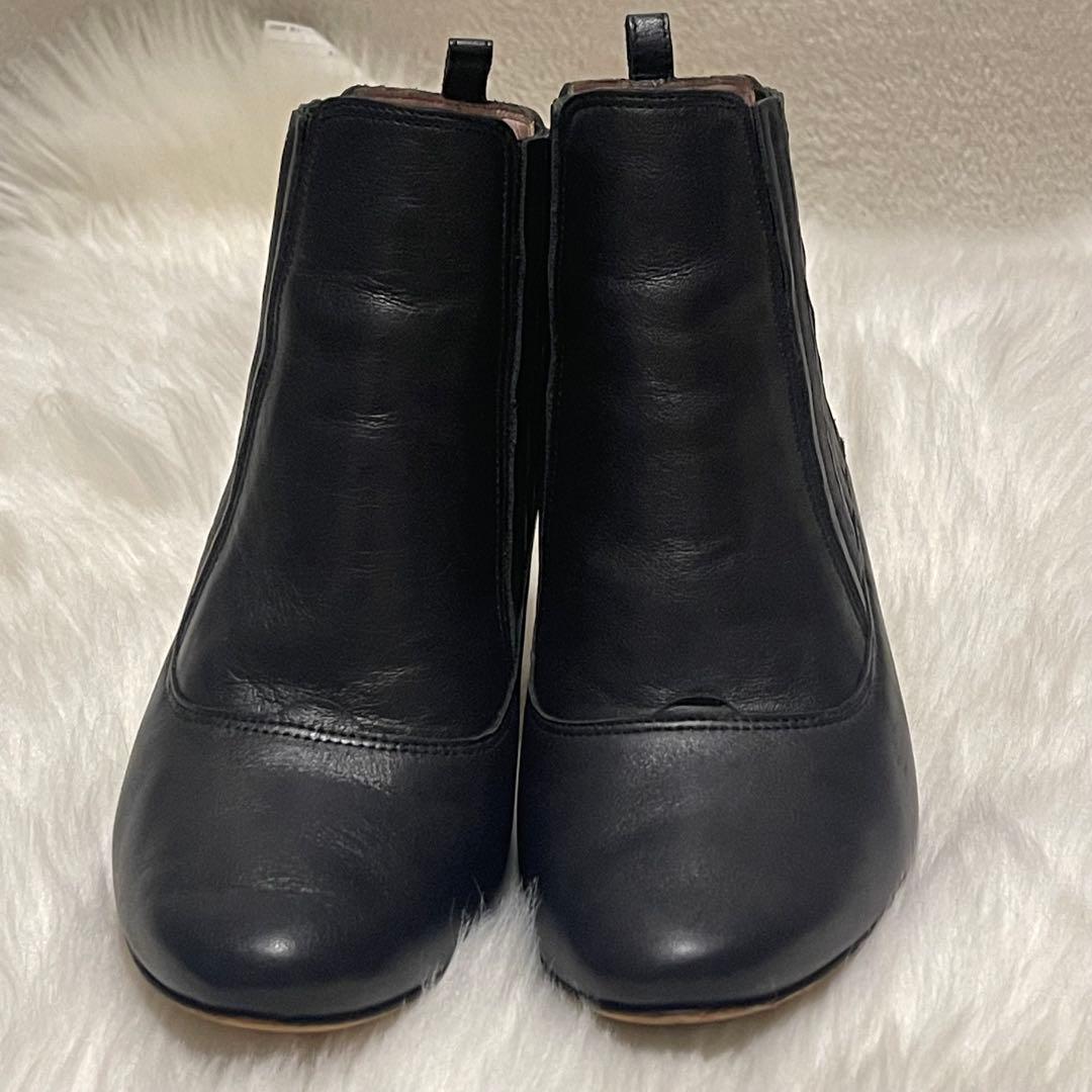 Repetto レペット サイドゴアブーツ 黒 37.5 本革 ヒール