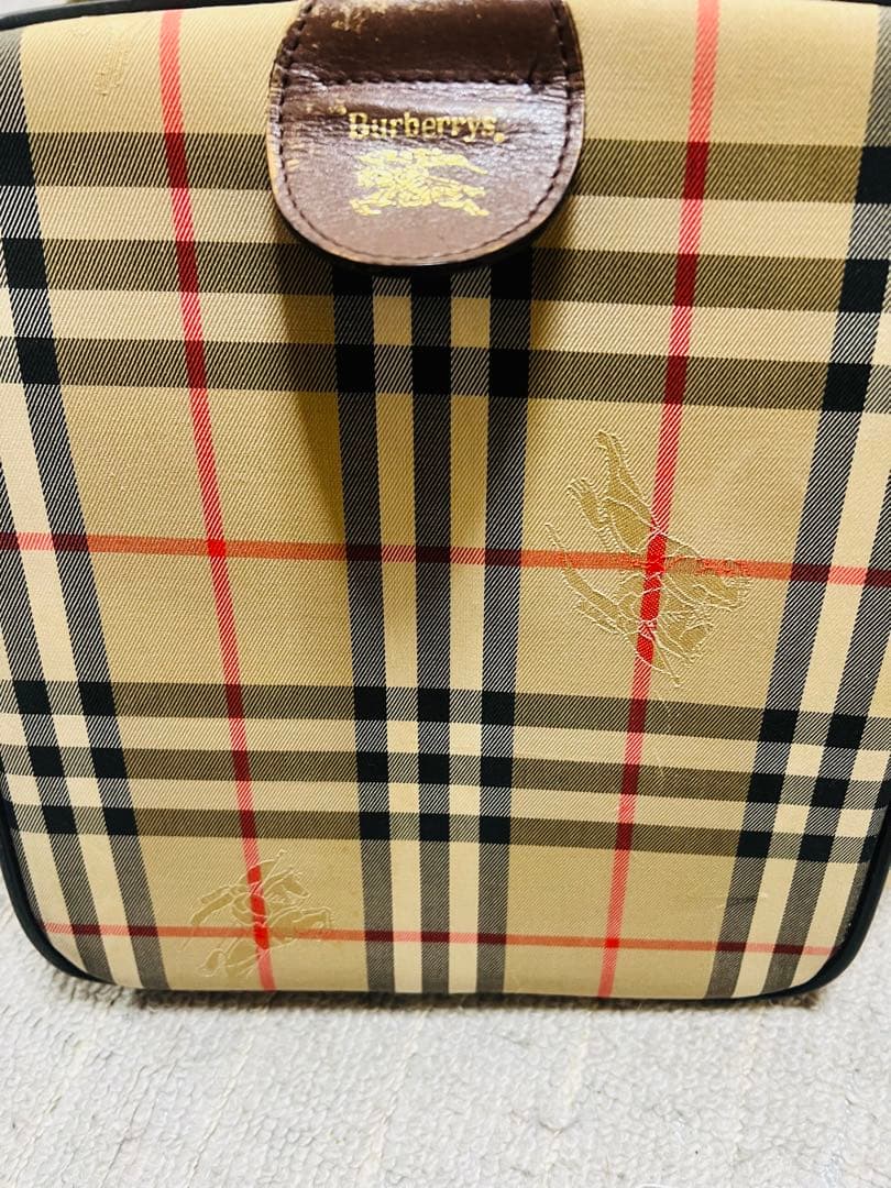 連休割引‼️ Burberry's 大容量ボストンバッグ ノバチェック柄