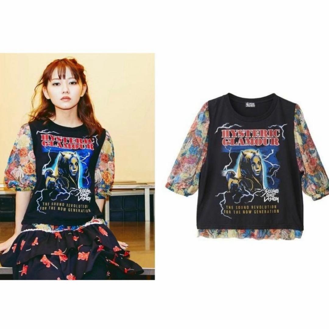 HYSTERIC GLAMOUR 半袖Tシャツ バルーンスリーブ