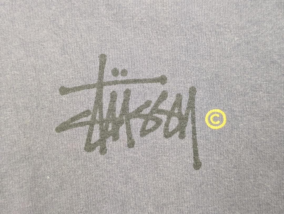 80's～ old STUSSY USA製 XLロゴプリントTシャツ
