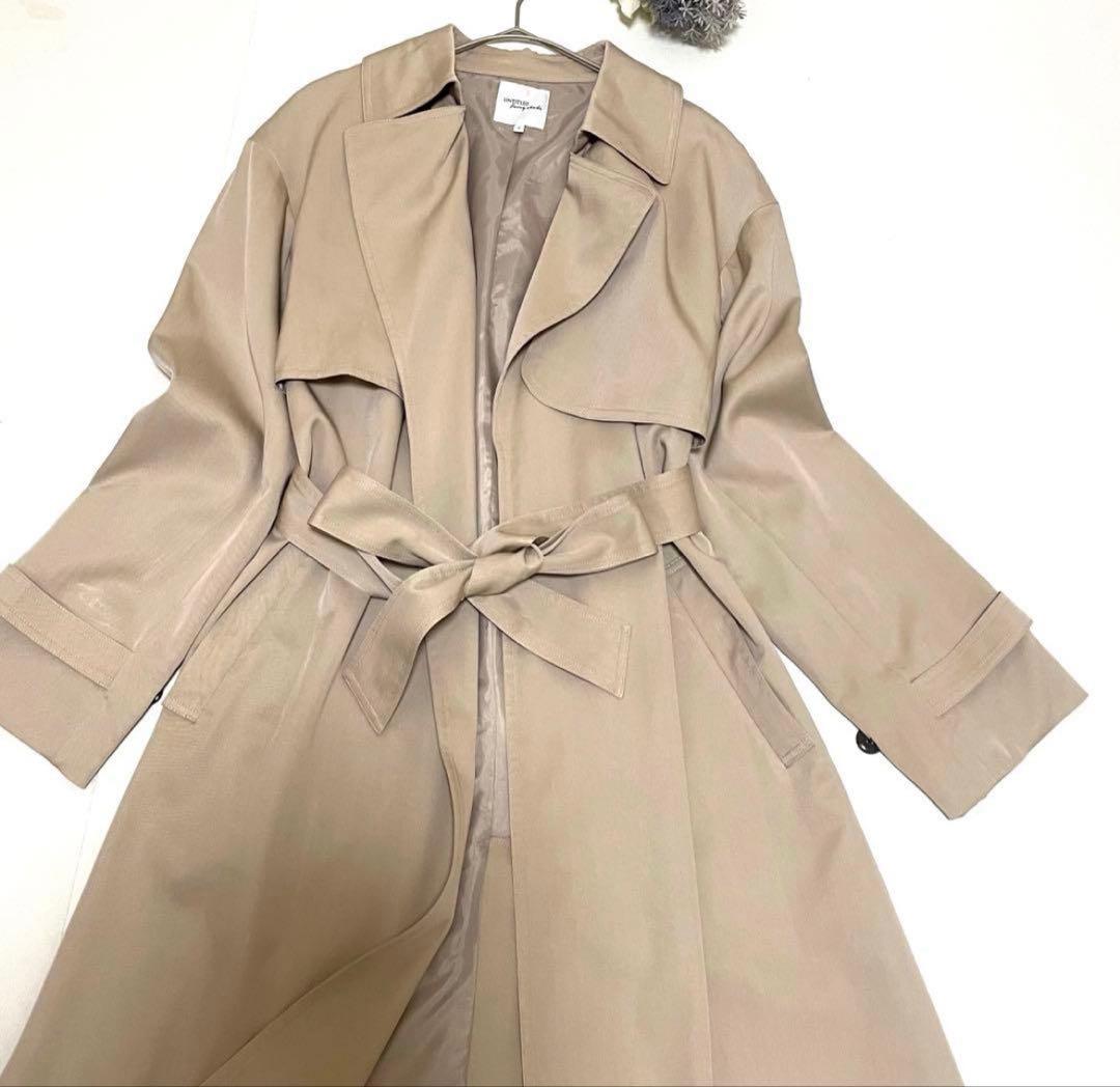 【美品】アンタイトル UNTITLED トレンチコート サイズ2