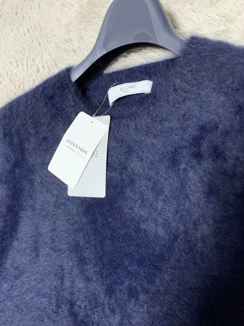 【新品未使用】スローブイエナ フォックスカシミヤブレンド　クルーネックニット