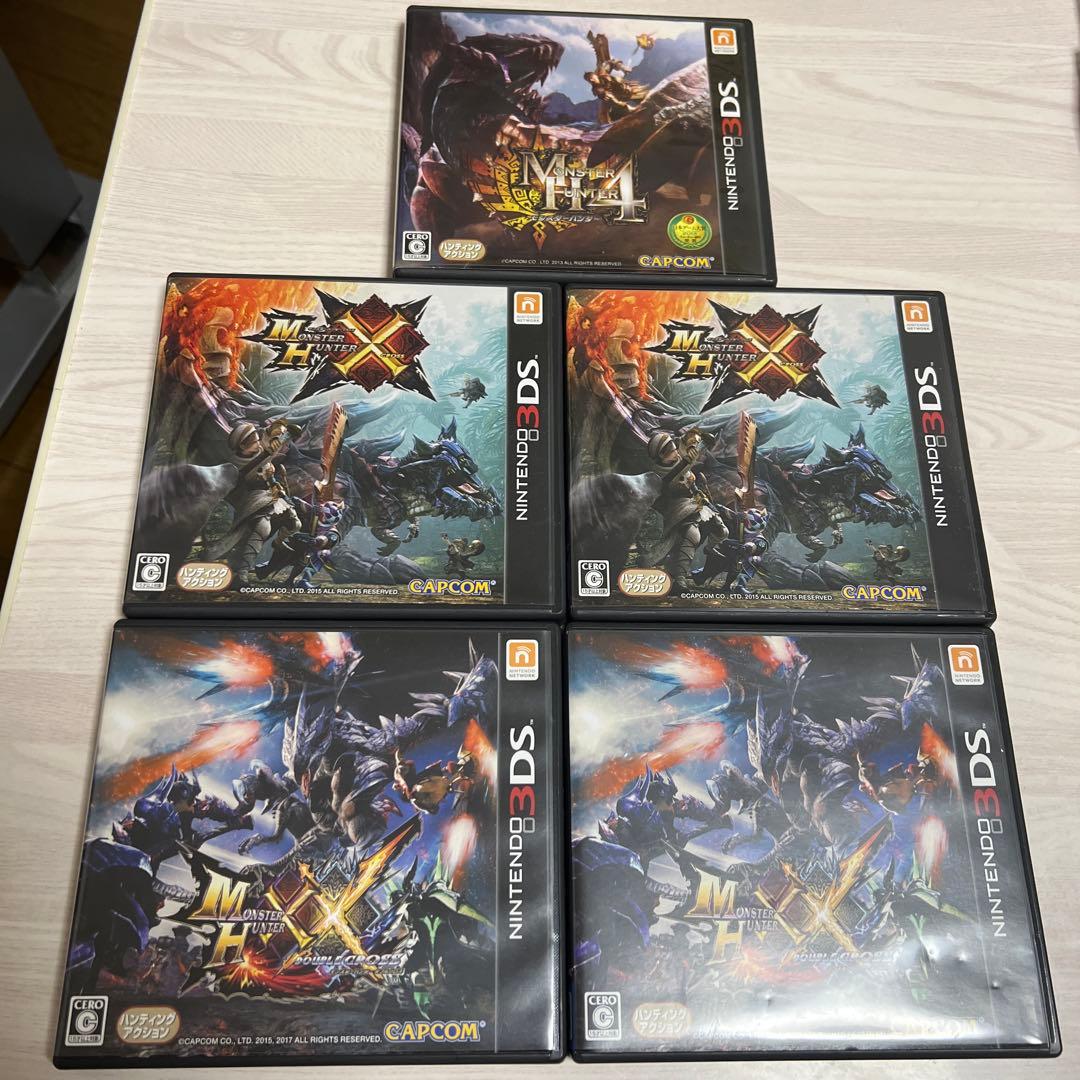 DS＆3DS ソフト8点まとめ売り(ポケモン＆モンハン)