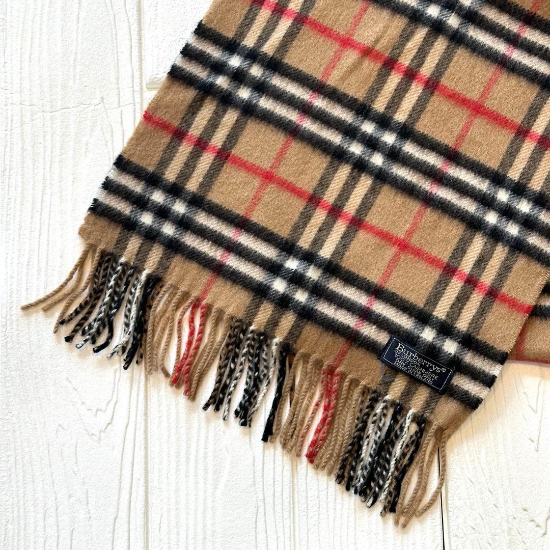 BURBERRY バーバリー　ノバチェック　カシミヤ100% マフラー