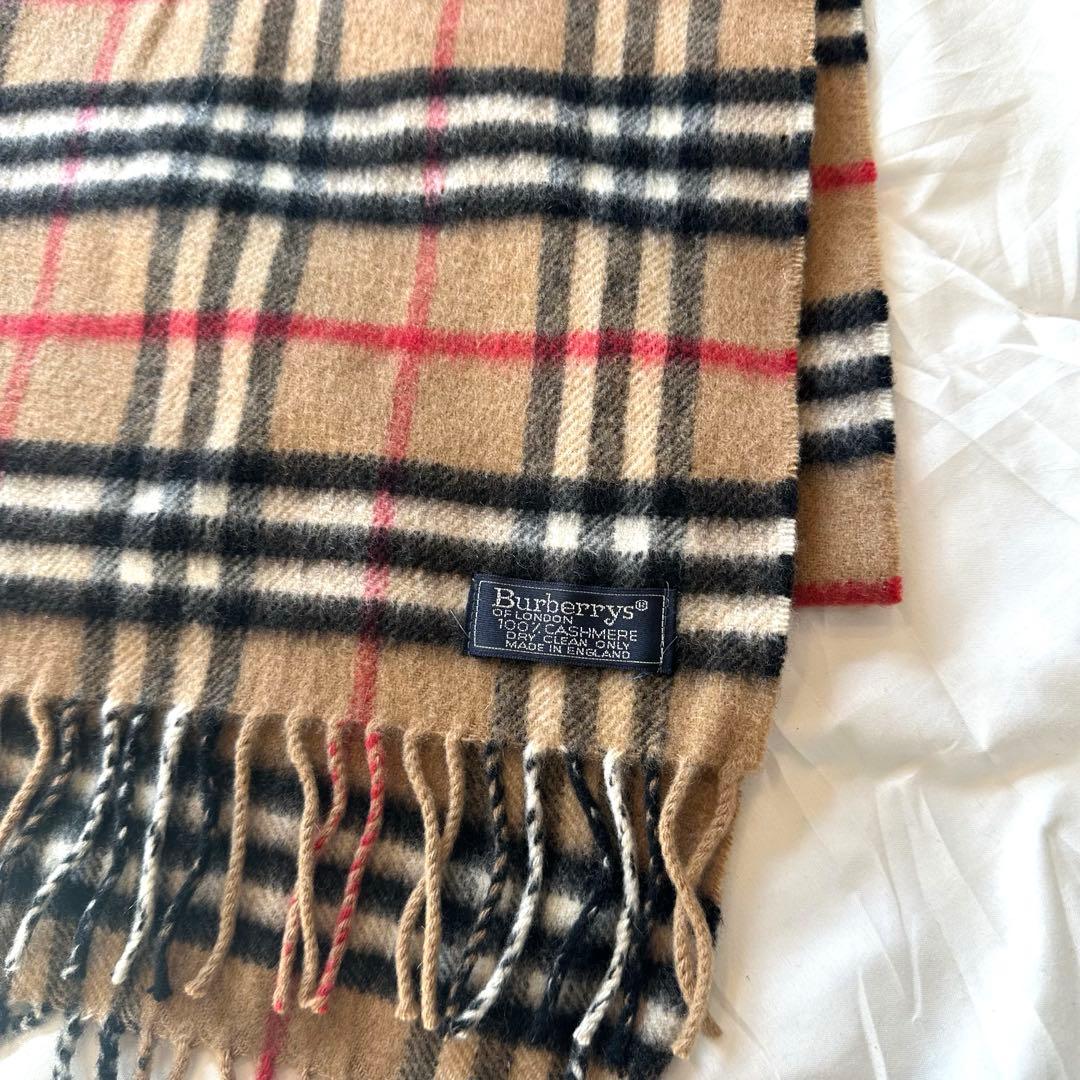 BURBERRY バーバリー　ノバチェック　カシミヤ100% マフラー