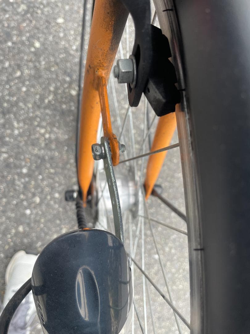 Pour Toujours シティサイクル オレンジ