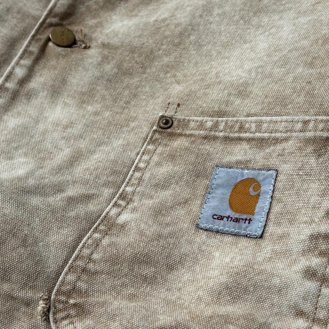 エ*ジ様 80s USA製 carhartt ブラウン チョアジャケット M