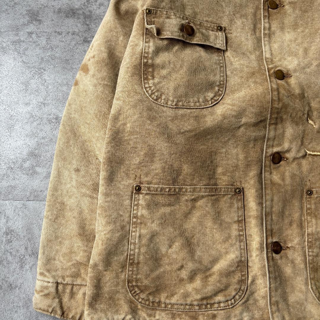 エ*ジ様 80s USA製 carhartt ブラウン チョアジャケット M