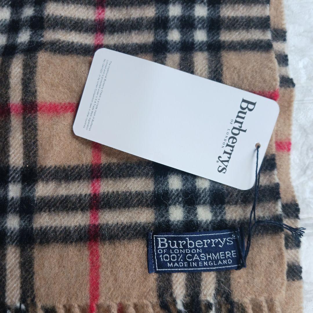 Burberry's カシミヤ マフラー チェック柄