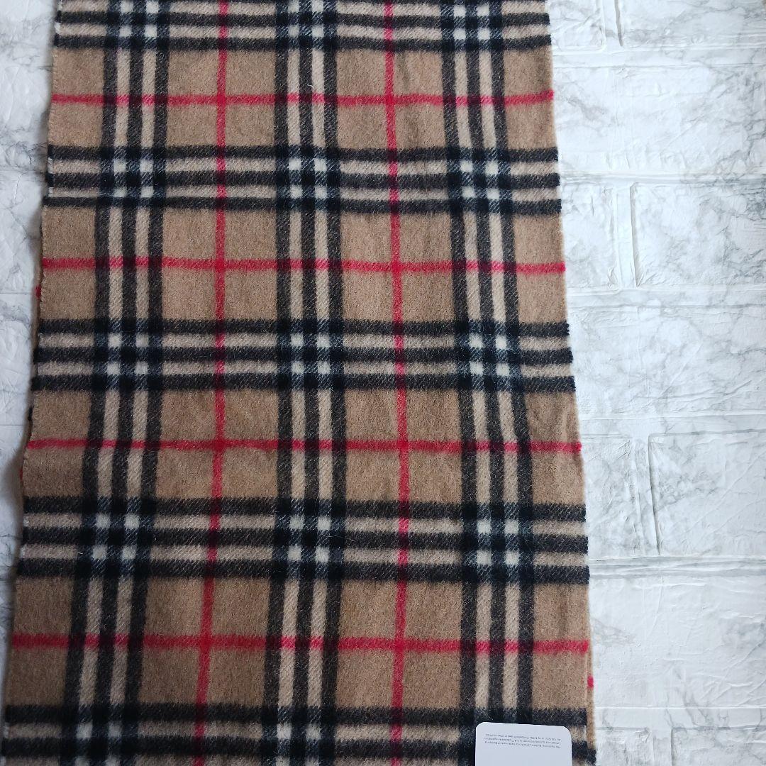 Burberry's カシミヤ マフラー チェック柄