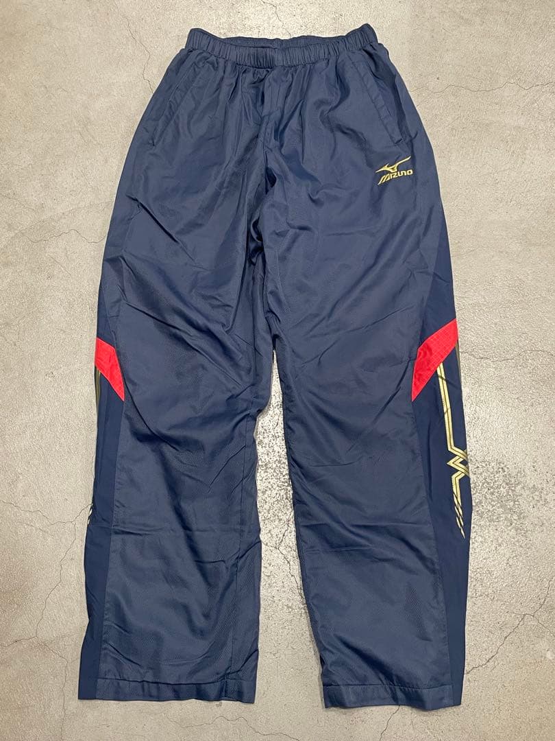 mizuno ミズノ ブレスサーモ セットアップ ネイビー/レッド