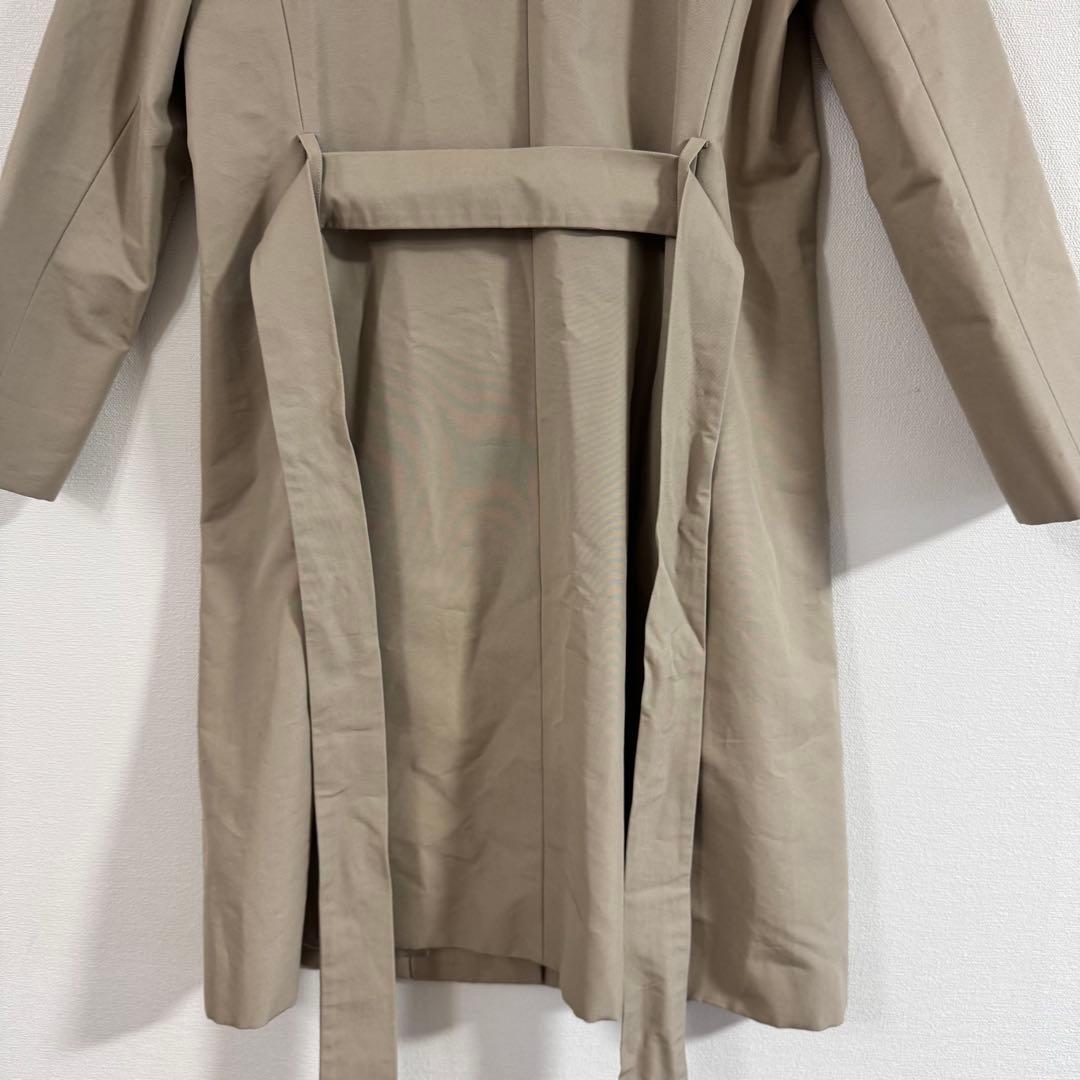 【美品】ユナイテッドアローズノーカラートレンチ 38サイズ ベージュ春秋