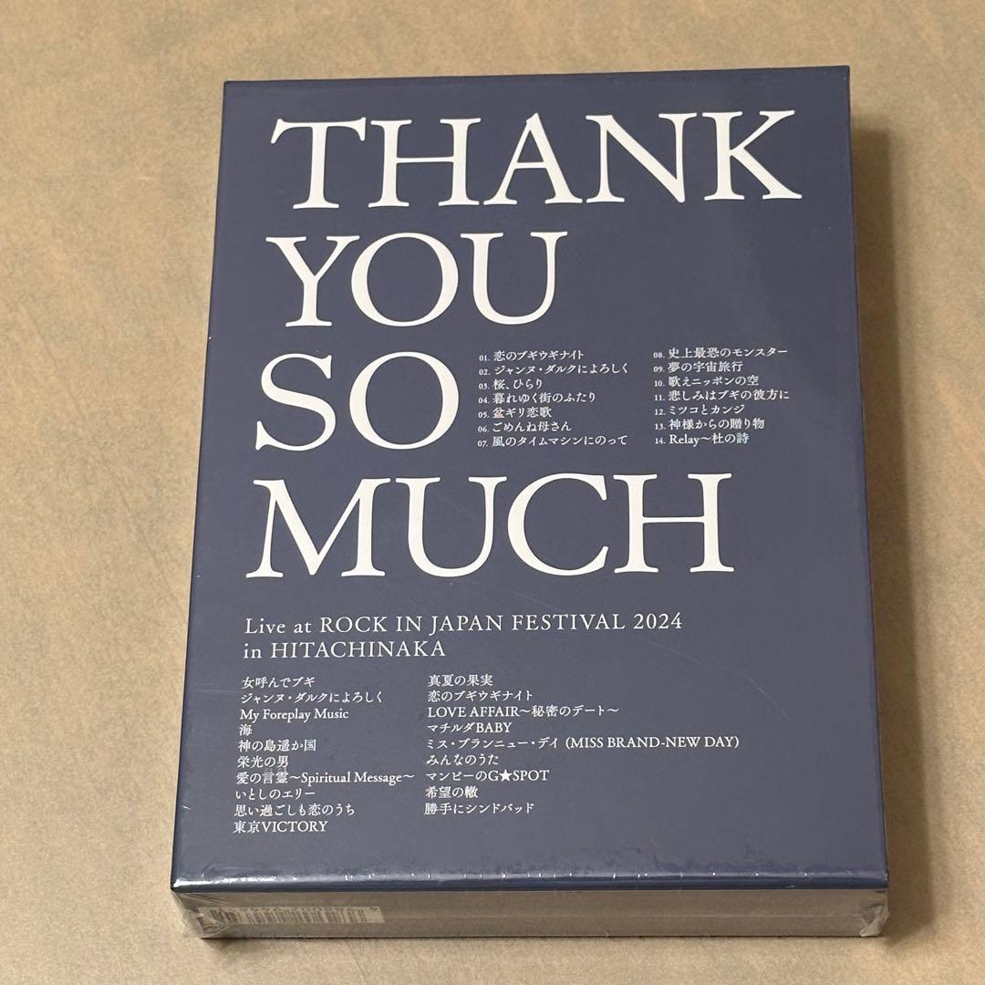 THANK YOU SO MUCH 初回限定盤　 Blu-ray