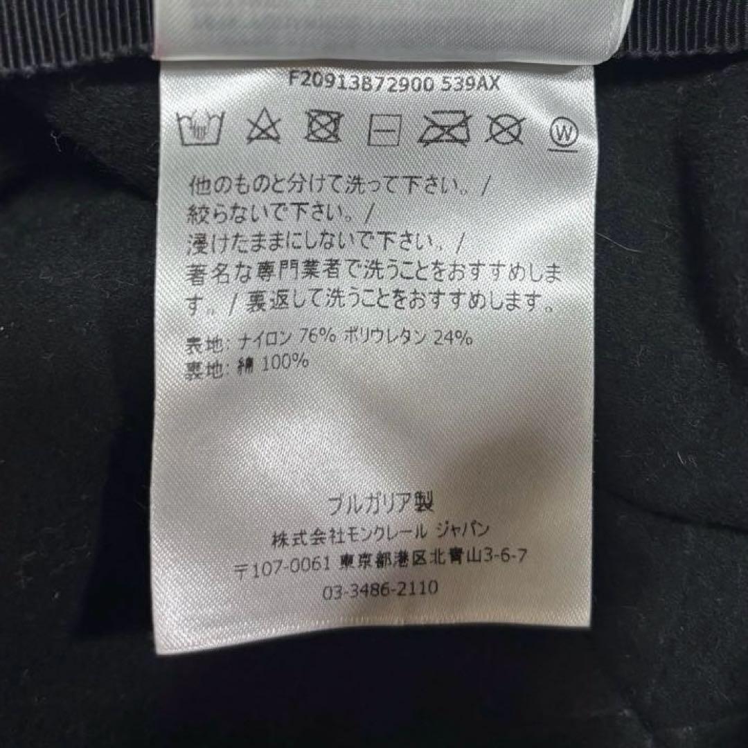 大人気★ モンクレール　ロゴ　ブラック　トリコ　キャップ　5K25