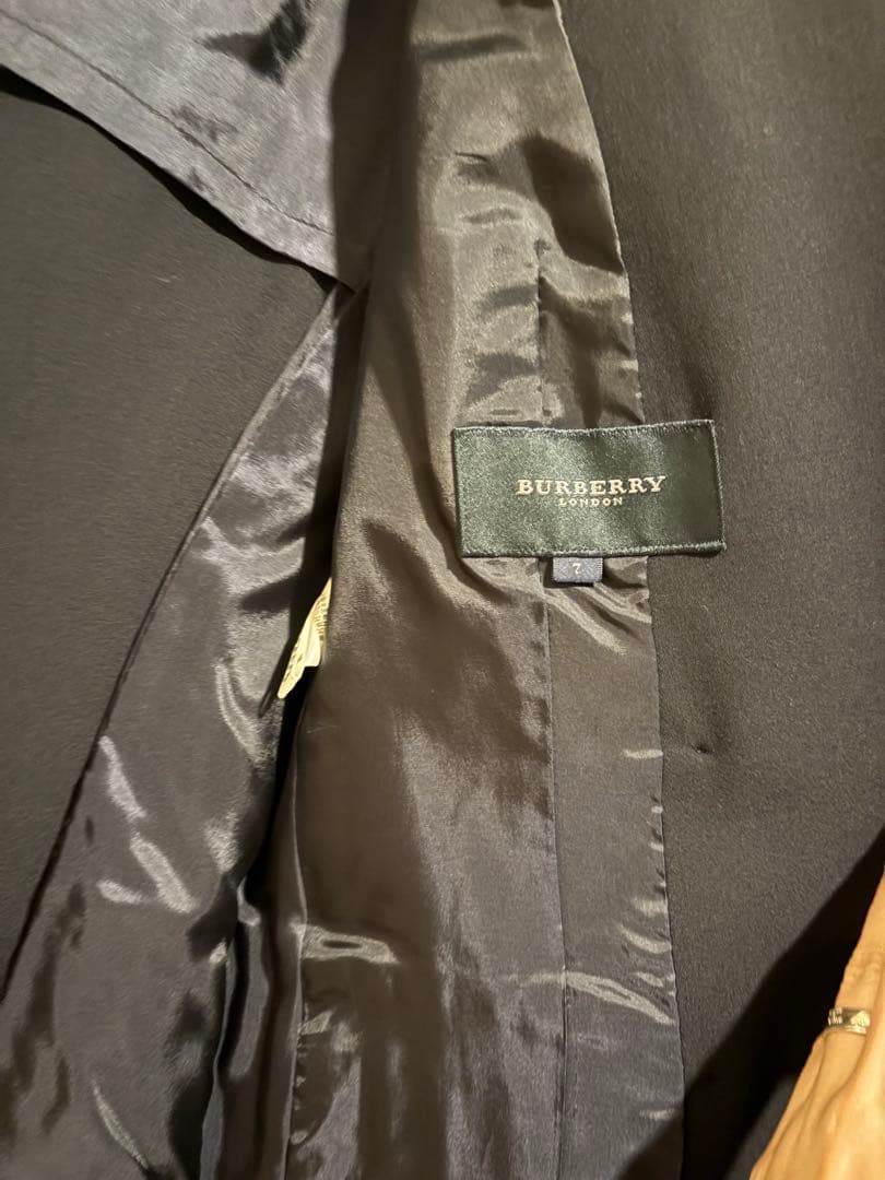 BURBERRY バーバリー　ダブルジャケット　ネイビー　S
