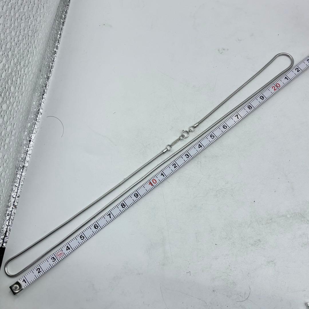 【再販・45.5cm】ティファニー　スネークチェーンのみ　ネックレス　シルバー