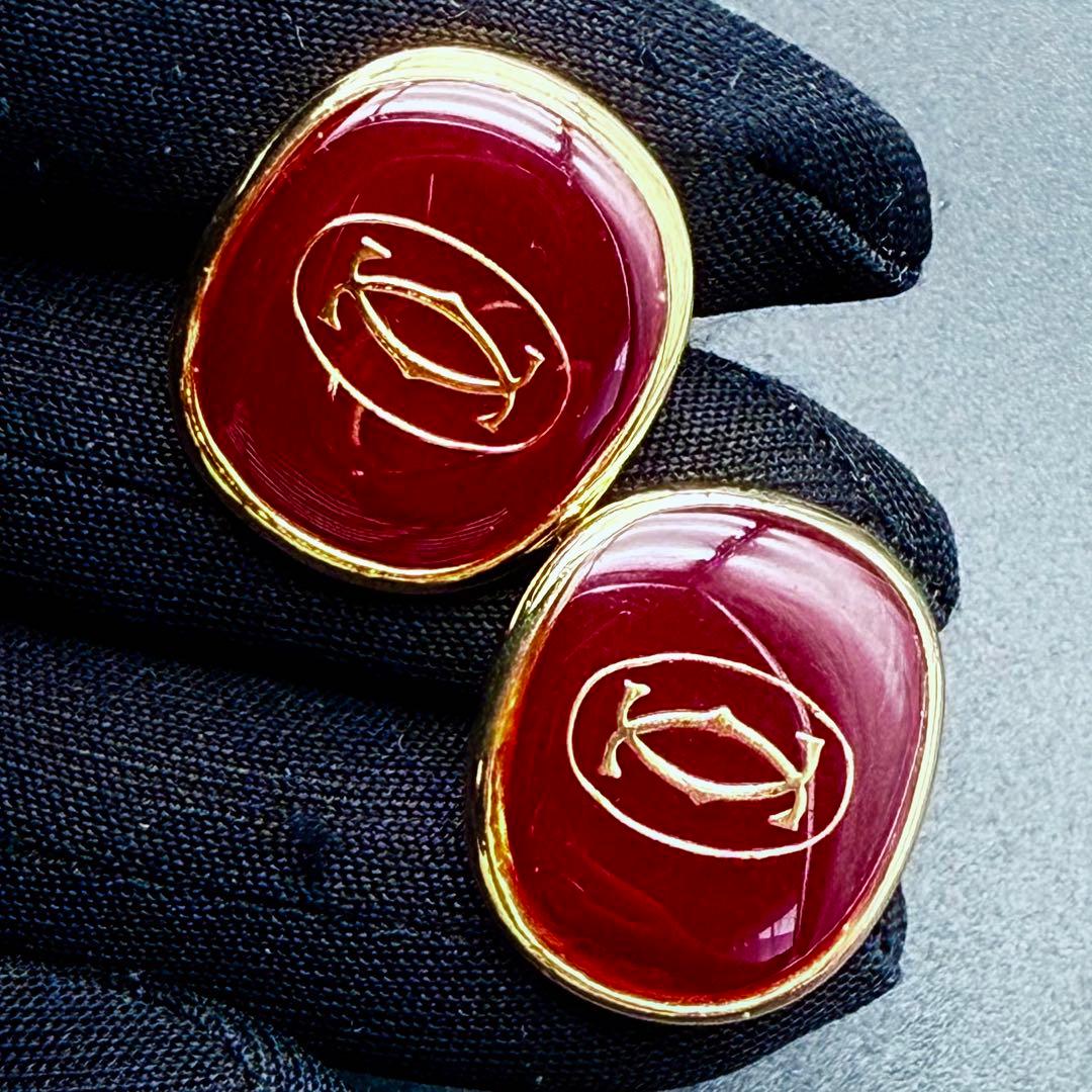 【美品】Cartier カルティエ　マストライン　カフスリンクス　シャツ用