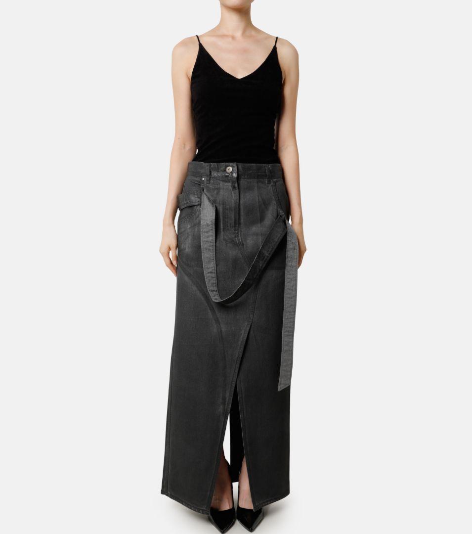 スカート IRENE 24SS Droopits Belt Denim Skirt