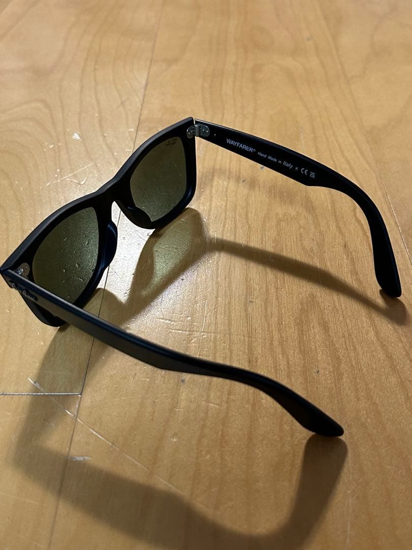 Ray-Ban Wayfarer マットブラック グリーンレンズ