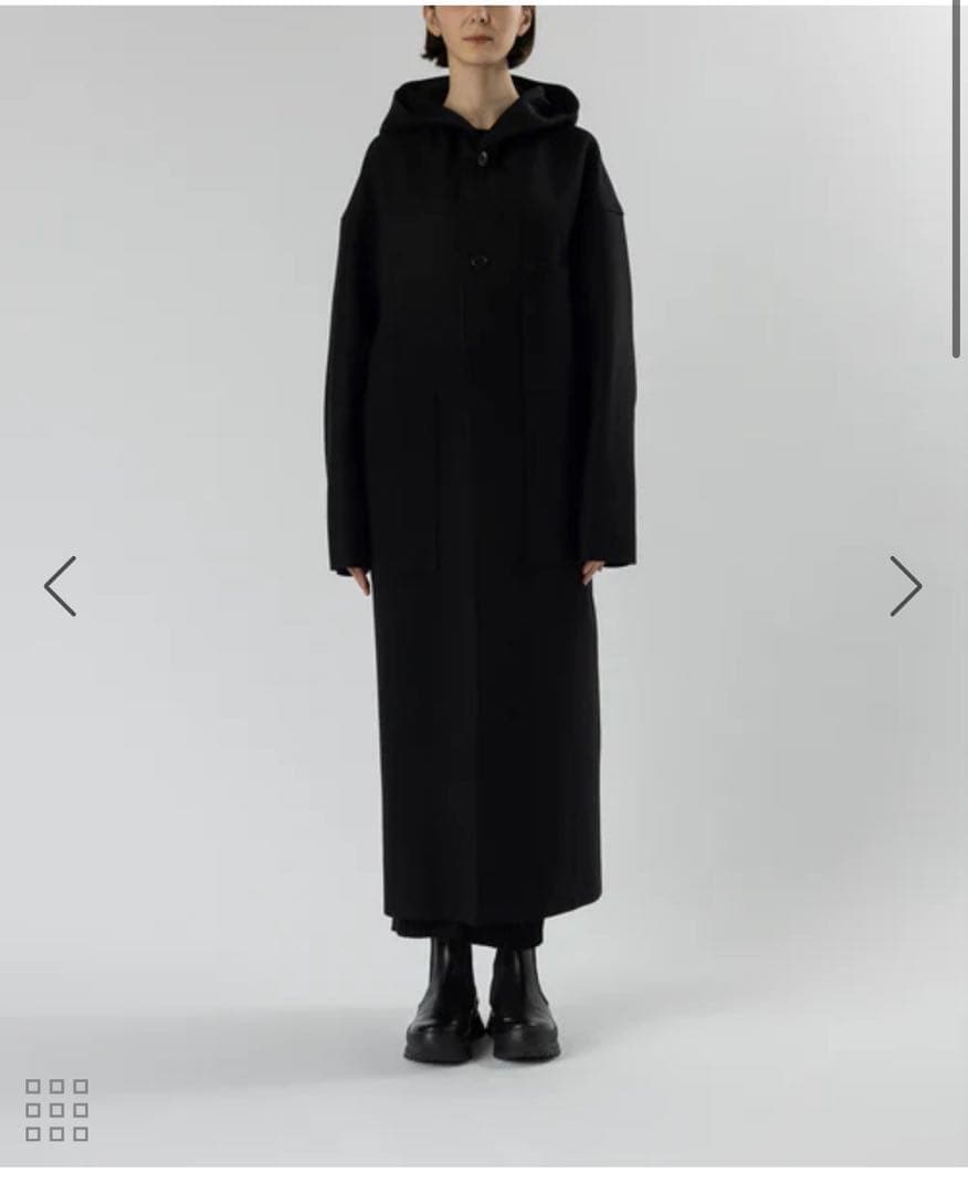 【最終価格】hyke MELTON HOODED WORK COAT
