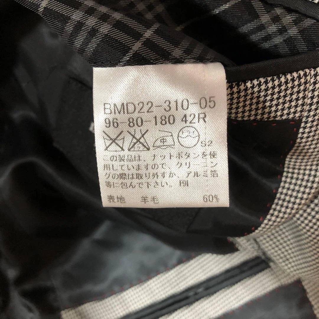 BURBERRY BLACK LABEL チェック柄スーツ