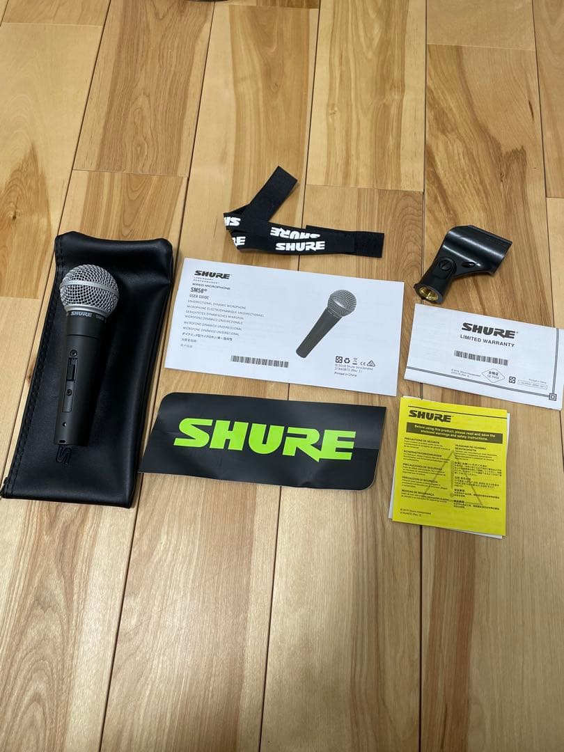 SHURE SM58 ダイナミックマイク スイッチ付き