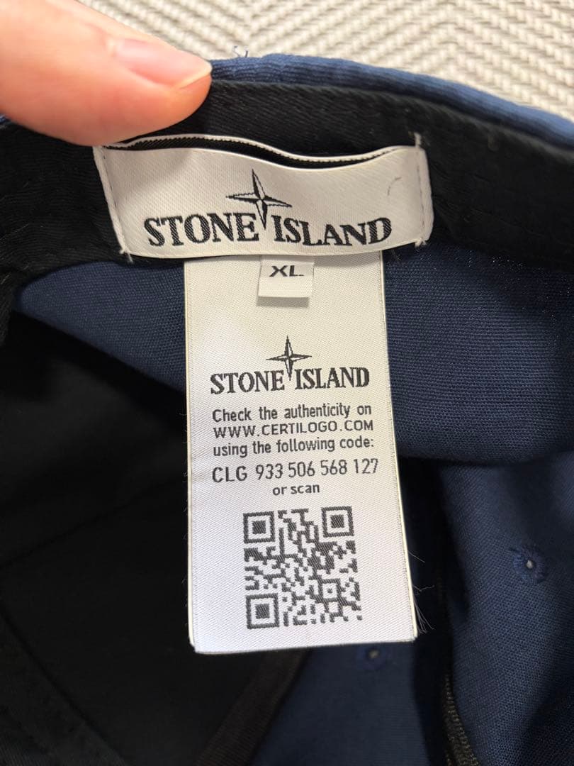 STONE  ネイビーキャップ XL