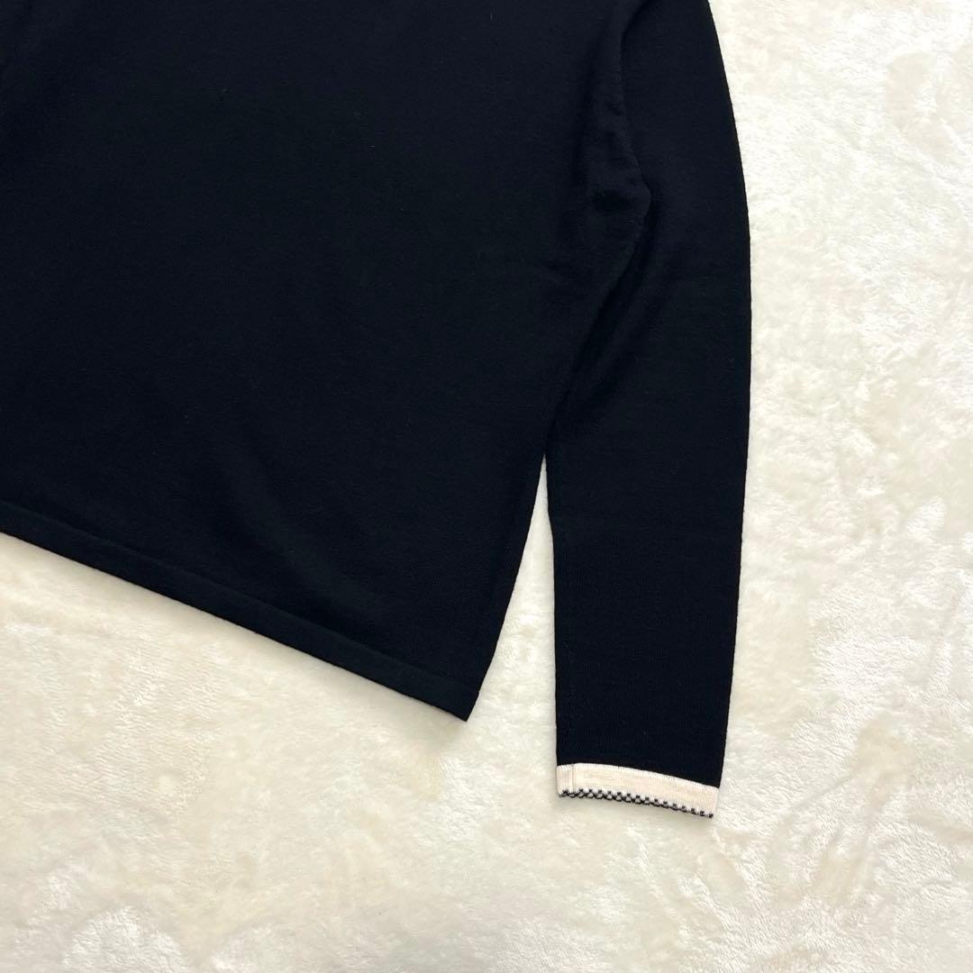 未使用級✨Courreges ポイントロゴ アンサンブル ニット ブラック