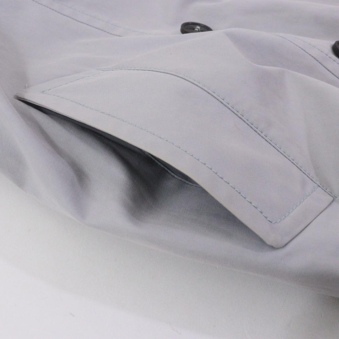【美品】MaxMara トレンチコート 2WAYライナー付 ライトグレー 42
