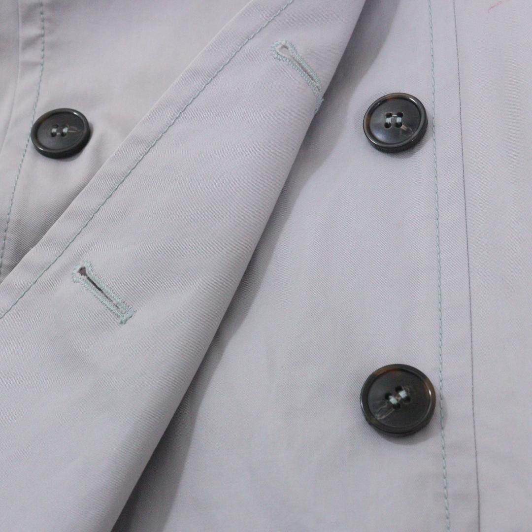 【美品】MaxMara トレンチコート 2WAYライナー付 ライトグレー 42