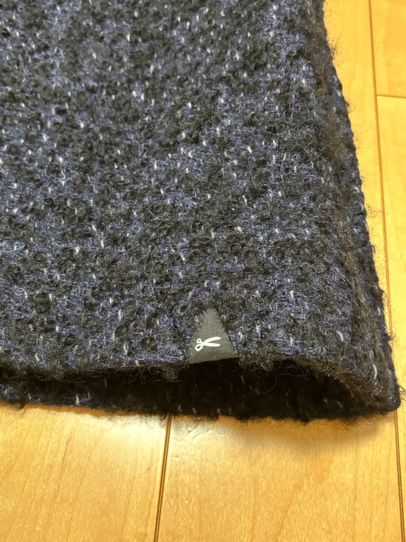 DENHAM デンハム　ネイビー ダブルブレスト ロングコート