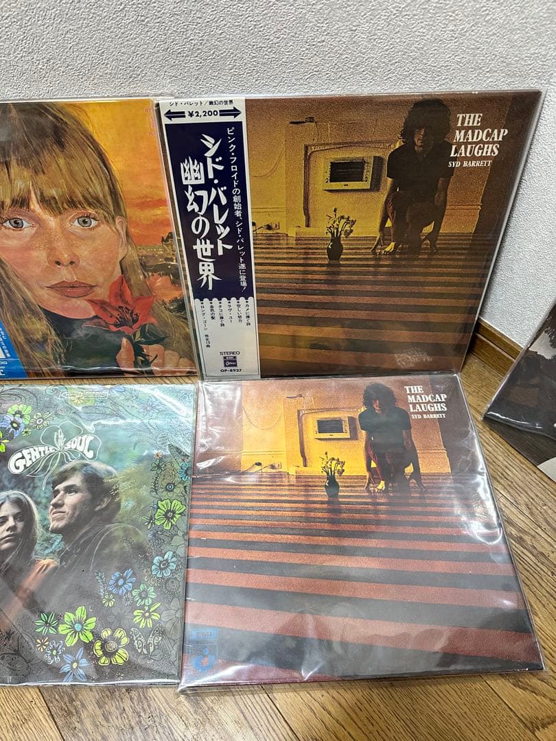 初回帯　帯付　ジョニミチェル　シドバレット　ストロベリーパス　11枚　見本盤