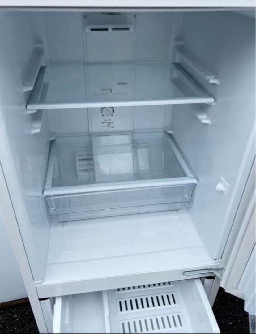 2019年製 126L AQUA 2ドア冷蔵庫 AQR-E13J (W)