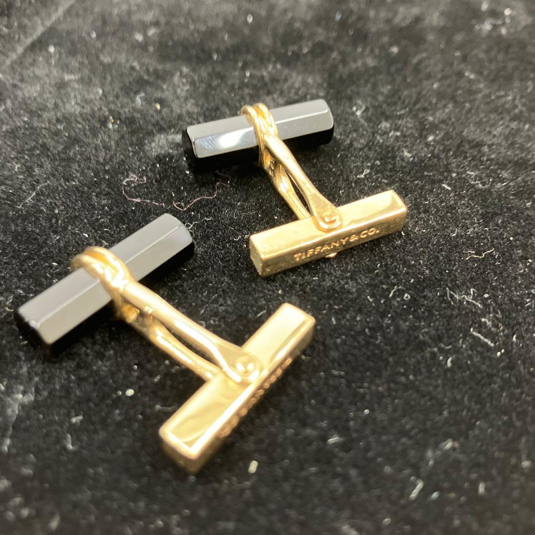 Tiffany & Co. カフリンクス 14K オニキス
