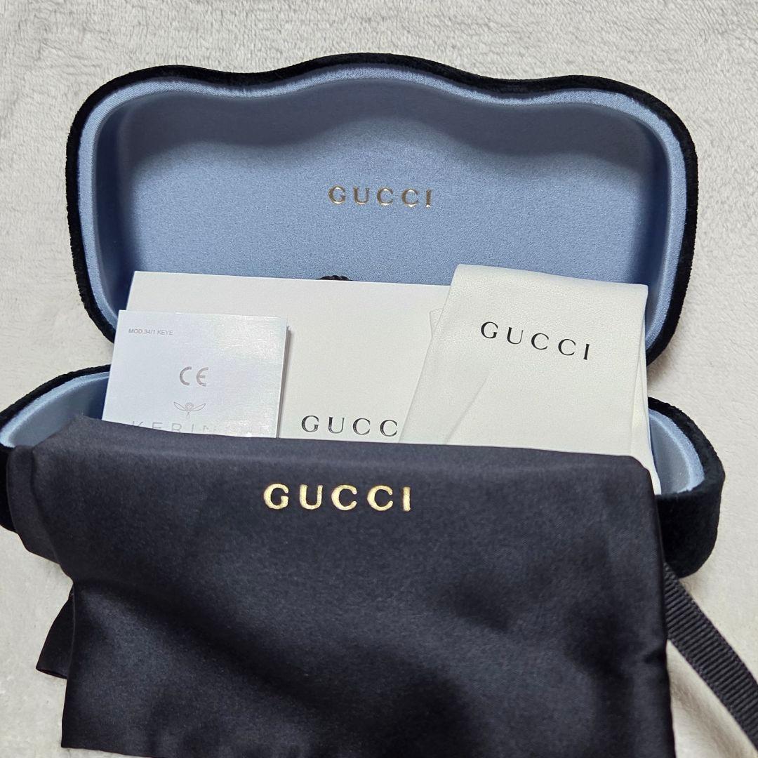 【新品未使用ケース付】GUCCI サングラス GG1169S 黒茶グラデ