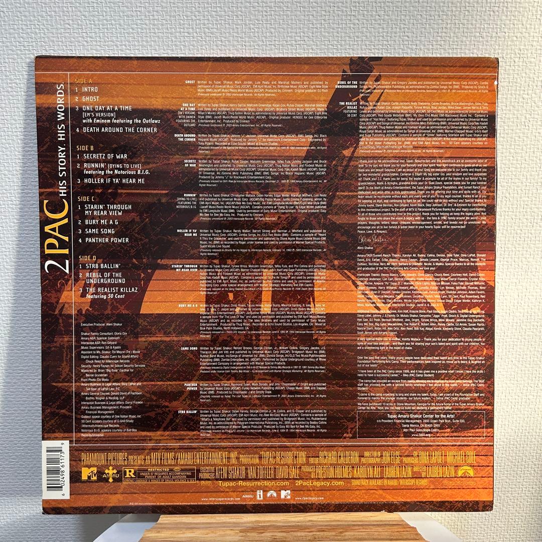 TUPAC RESURRECTION レコード