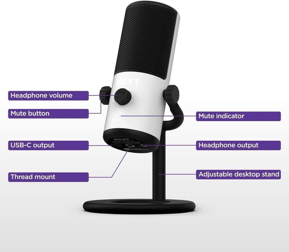 NZXT CAPSULE MINI USBコンデンサーマイク