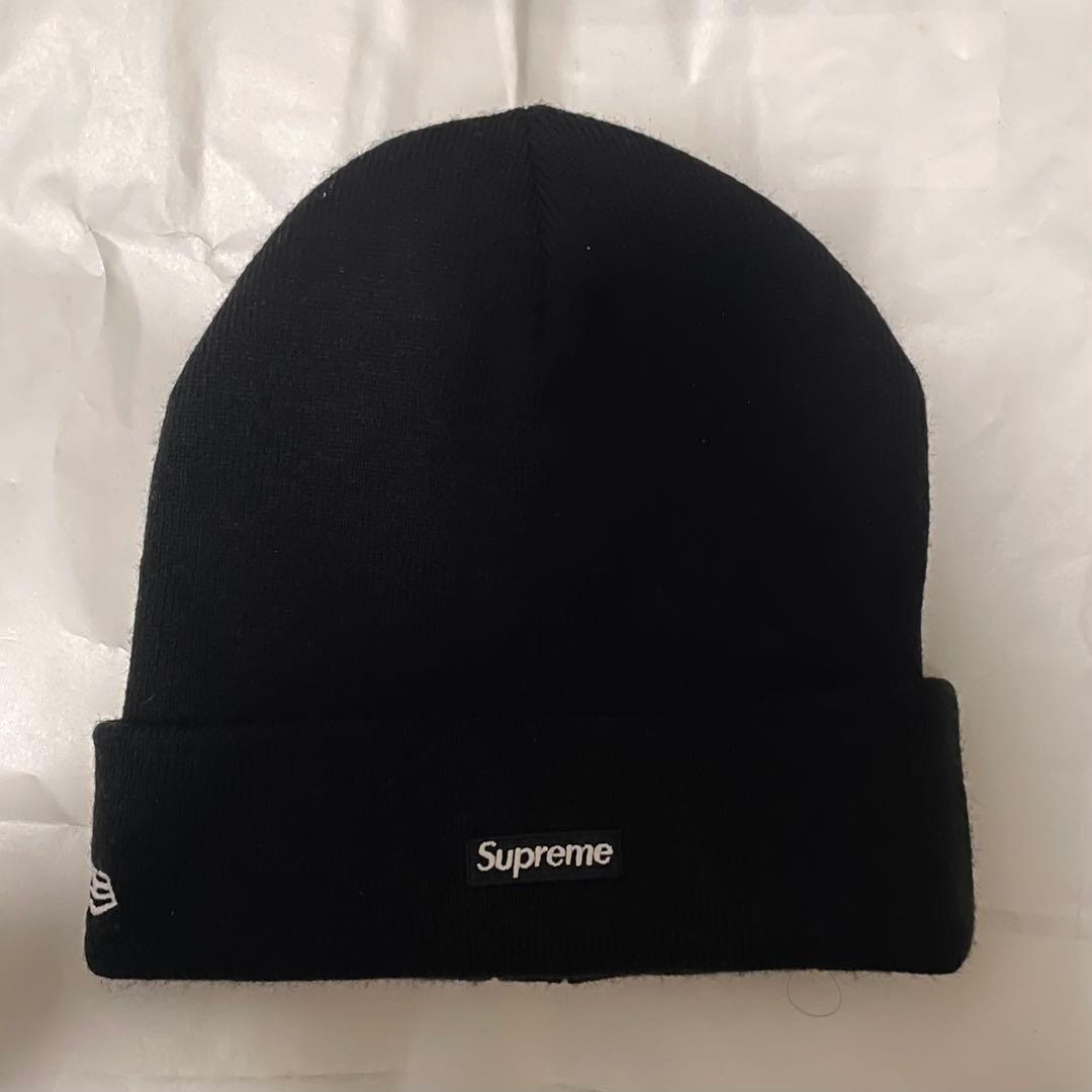 supreme ビーニー　ブラック　ニット帽　2025AW