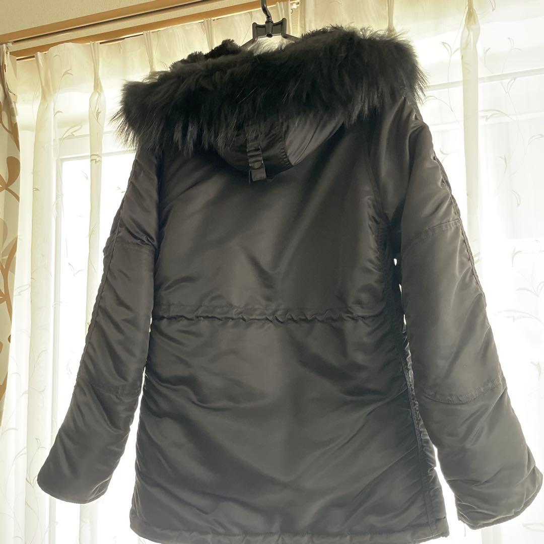 Alpha Industries ブラック フライトジャケット M N-3B